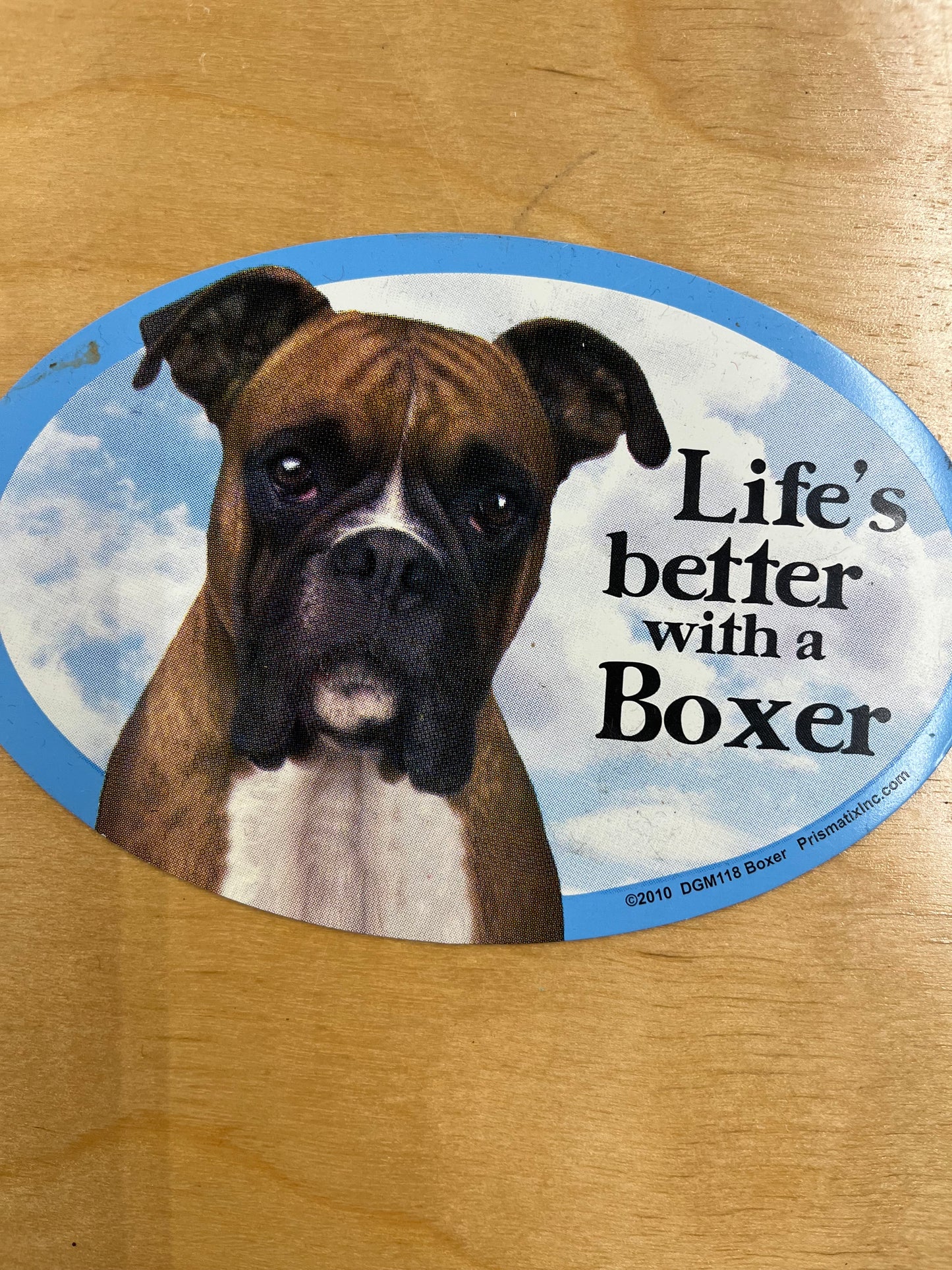 Magnet- Life is better w/ a boxer