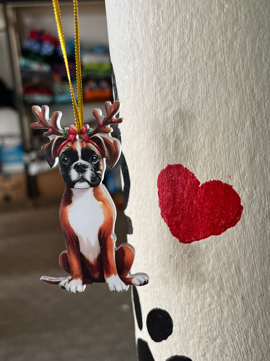 Plexiglass boxer ornament