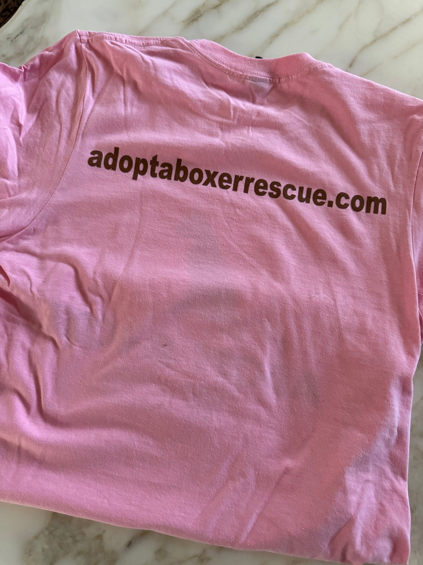 Logo tee in Pink