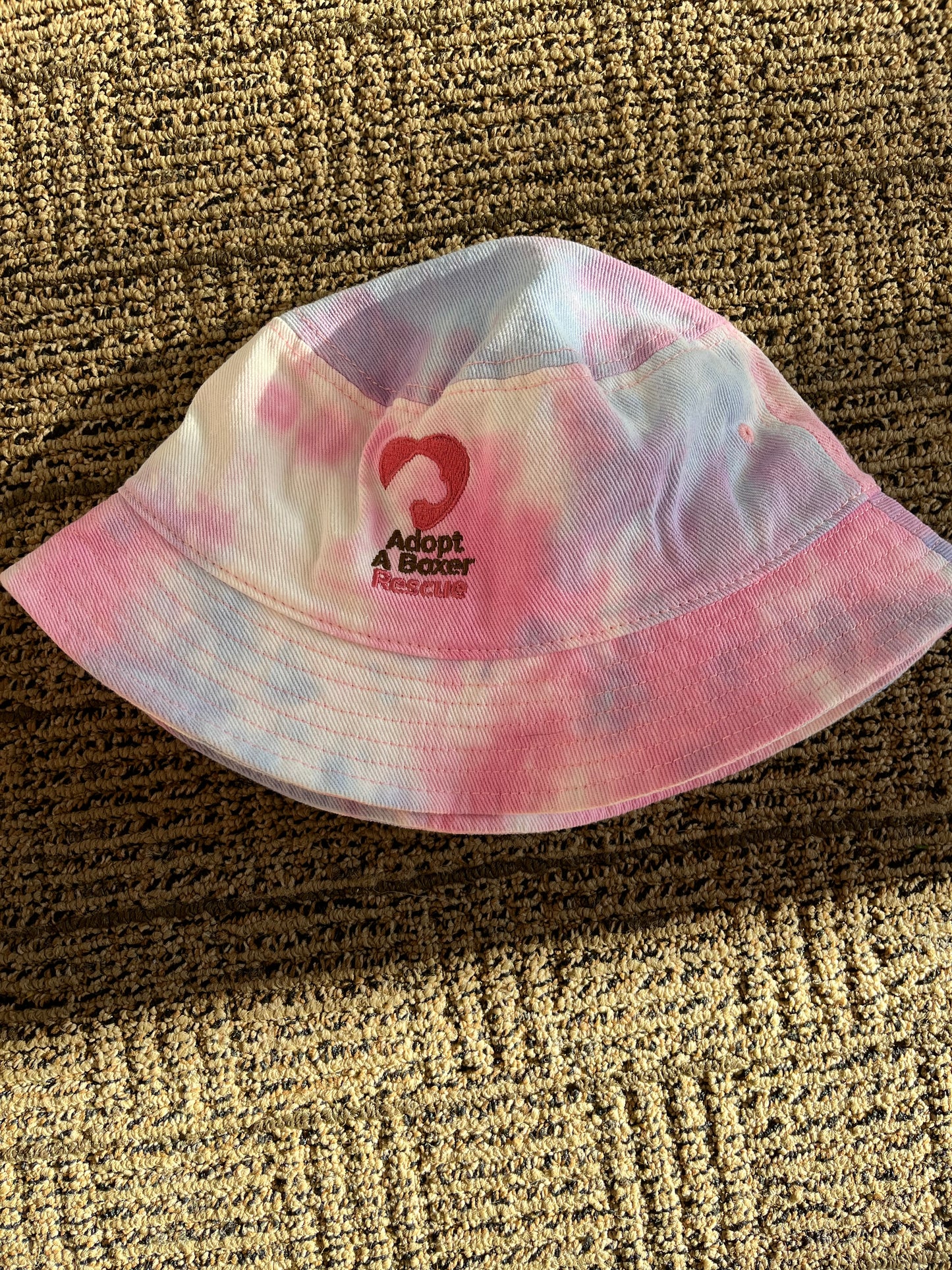 Cotton bucket hat in custom tye- dye