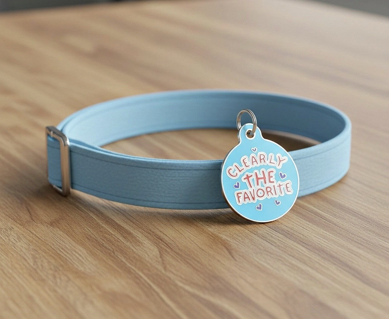 NEW ITEM Clearly The Favorite Bad Dog Tag (QR coded)