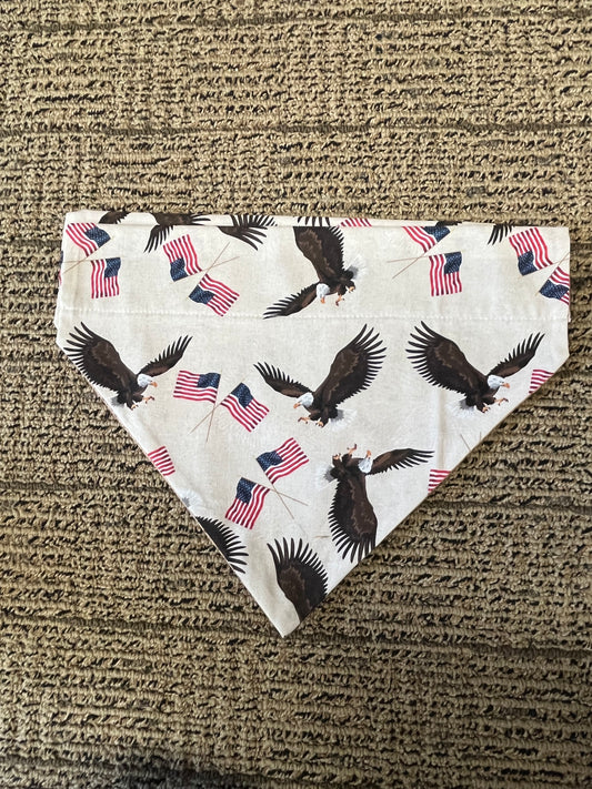 Flag n eagle collar cover -bandana