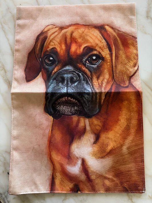 Adorable Boxer Flag
