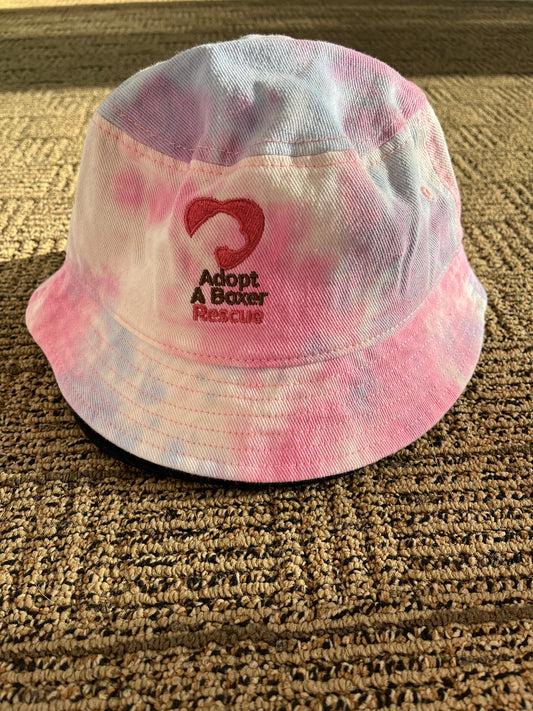 Cotton bucket hat in custom tye- dye