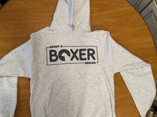 Heavyweight Hoodie /Ash w/ charcoal print