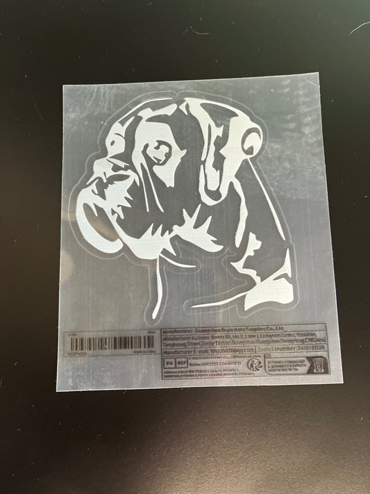 Boxer decal