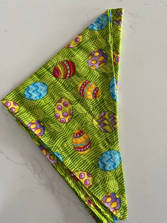 Hand sewn Easter egg bandana