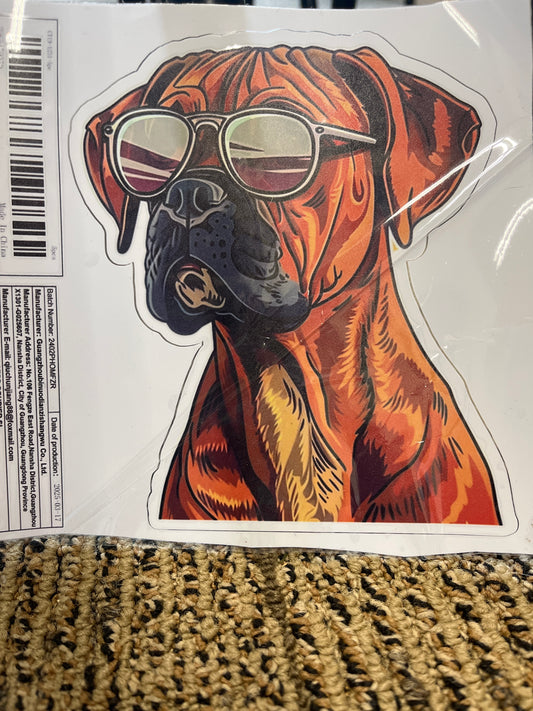 Boxer sticker