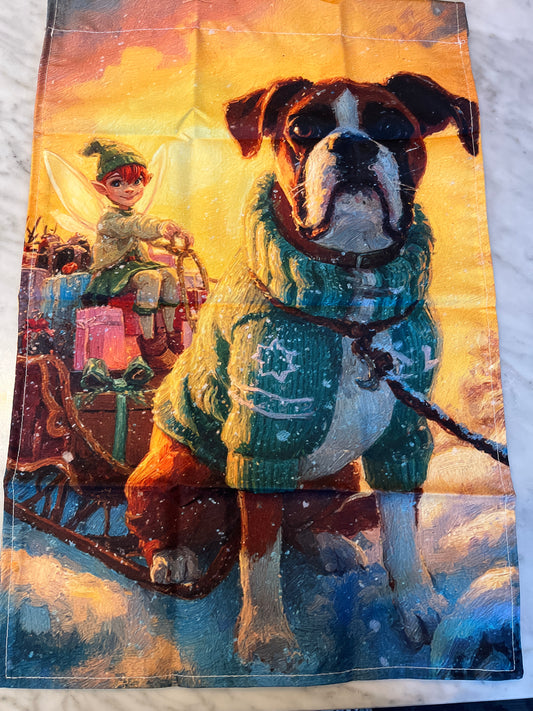 Winter boxer flag