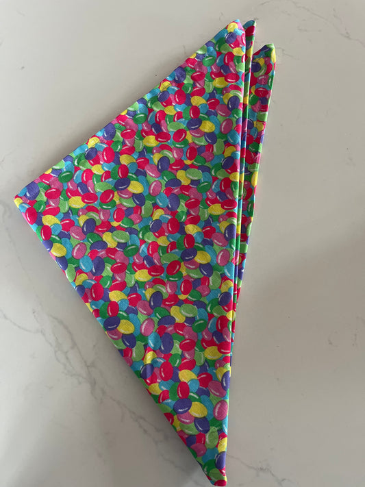 Hand sewn Jelly bean bandana