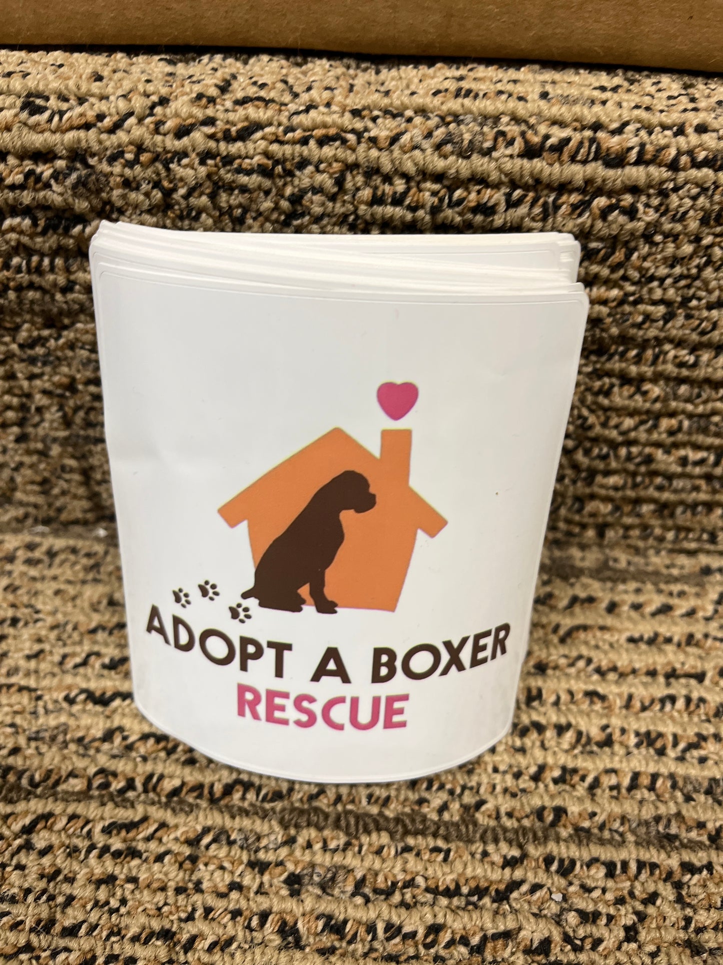 Boxer sticker-bumper sticker