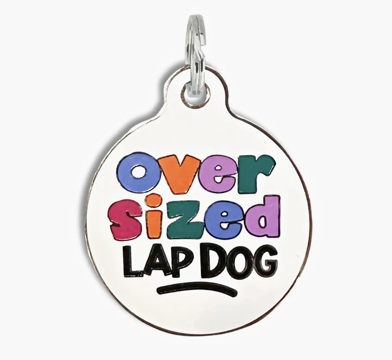 NEW ITEM OVERSIZED LAP DOG Bad Dog Tag (QR coded)
