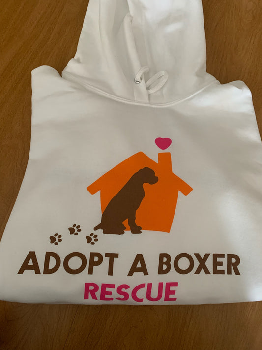 Logo hoodie in white